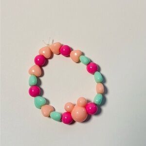 Disney Colorful Heart Bead Bracelet